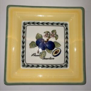1 Villeroy & Boch French Garden Prune Salad Plates 8” Square 1748